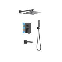 Set 4 в 1 душевой комплект AQUATEK, матовый черный AQ1473MB ЛИРА Set 4 в 1 душевой комплект AQUATEK, матовый черный AQ1473MB ЛИРА