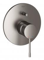 Внешняя часть смесителя для ванны GROHE Essence New, темный графит матовый (19285AL1)