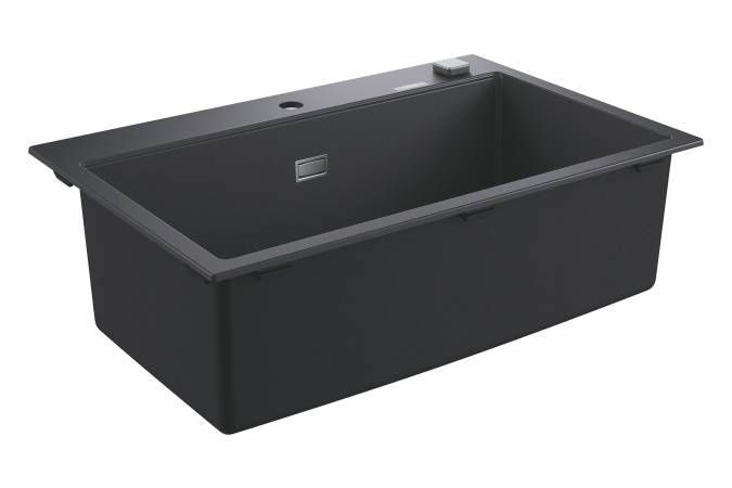 Мойка GROHE K700 с одной чашей, 780 x 510 мм, черный гранит (31652AP0) Мойка GROHE K700 с одной чашей, 780 x 510 мм, черный гранит (31652AP0)