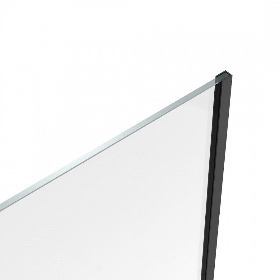 Шторка на ванну 70х140 см Maretti Marta MA41F7014099-560, профиль черный, артикул MA41F7014099-560