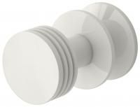 Крючок, Сунержа, КАНЬОН, одинарный, ширина, мм-34, глубина, мм-49, высота, мм-34, тип установки-между перемычками полотенцесушителя, для водяных и электрических моделей, материал-нержавеющая сталь, крепления в комплекте, цвет-белый