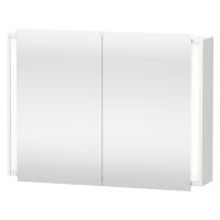 Duravit Ketho Зеркальный шкаф 100х18xh75см, 2 дверцы, 2 полки, с розеткой и сенс. выключателем, Цвет:Белый матовый-18