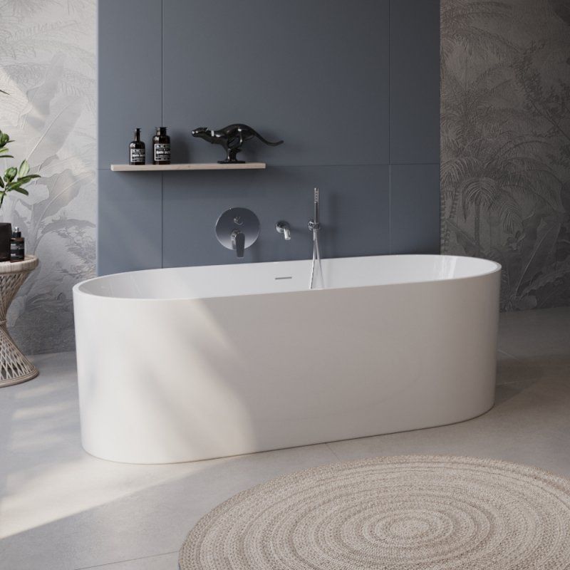 Акриловая ванна BELBAGNO BB705-1800-800, артикул BB705-1800-800