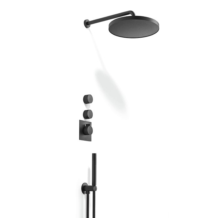 STELLA 316A-300 Верхний душ Ø300 мм., цвет nero matt PVD