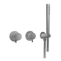 Bongio Time 2020 Встраиваемый смеситель для душа на 2 выхода, из нержавеющей стали (с внутренней частью)