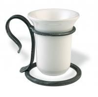 Stil Haus Flora, настольный керамический стакан, цвет античный черный