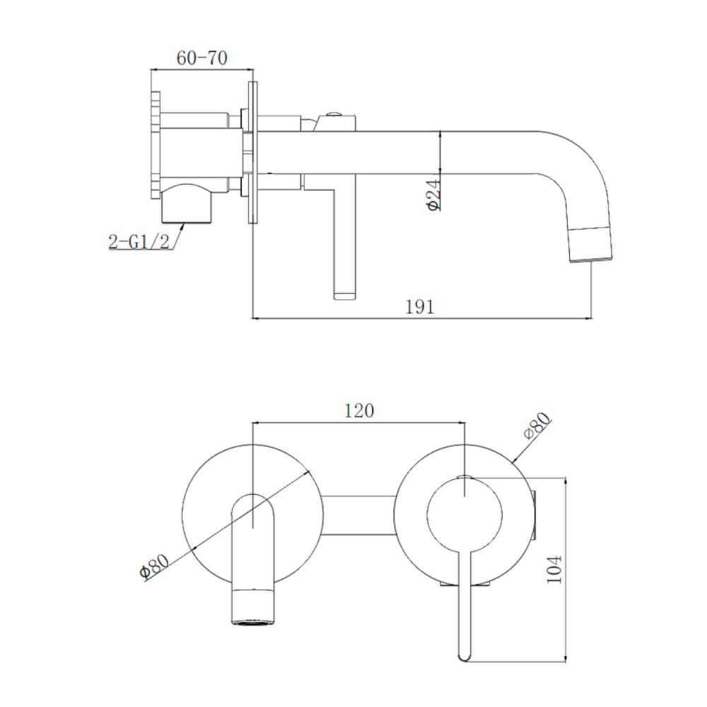 Смеситель для раковины Splenka S221.11.06, черный