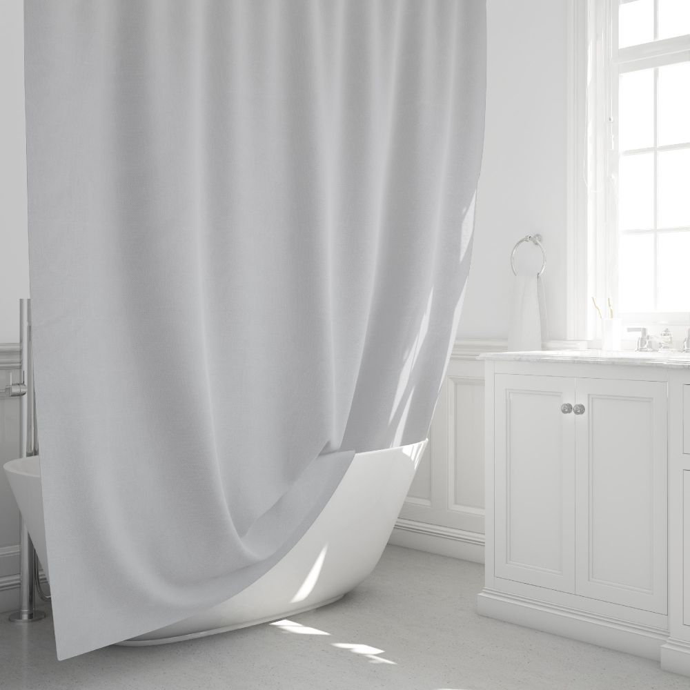 Штора для ванной комнаты FIXSEN LINUM FX-1535K, серый, артикул FX-1535K