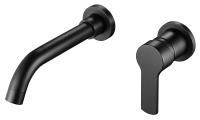 Смеситель скрытого монтажа д/умывальника black, артикул: SM28 B