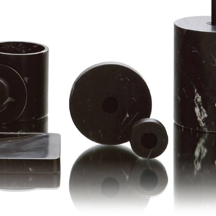 Bertocci Carrarino Крючок d11х8 см, цвет черный мрамор/черный, артикул 124 4411 0800