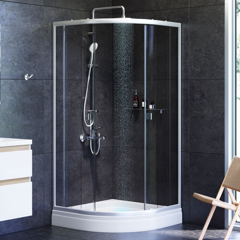 W88G-205-090MT64 X-Joy Twin Slide, Душевое ограждение без поддона, 90x90, профиль мат хром W88G-205-090MT64 X-Joy Twin Slide, Душевое ограждение без поддона, 90x90, профиль мат хром