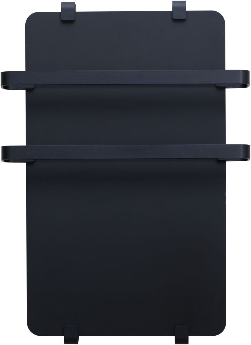 Полотенцесушитель электрический Allen Brau Infinity 60x44 с рейлингом 2.0 и креплением, черный матовый