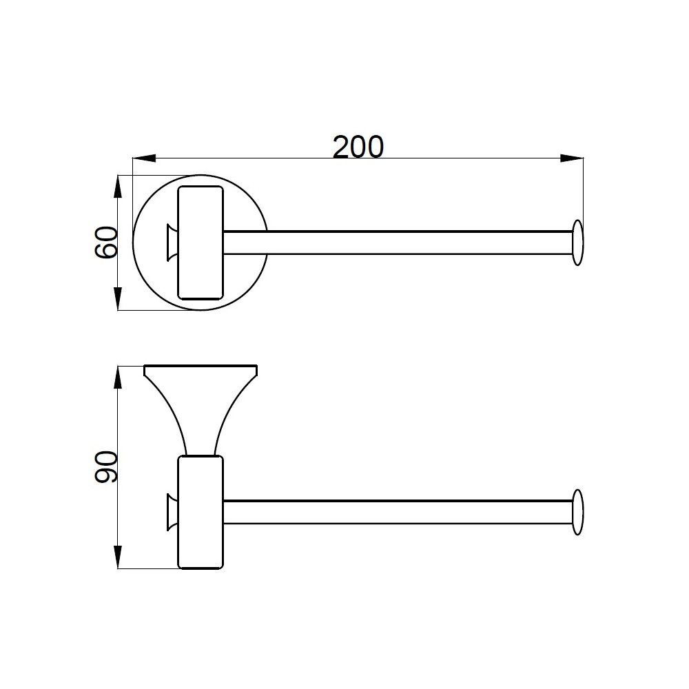Держатель для туалетной бумаги Webert Opera OA500801065, бронза, артикул OA500801065