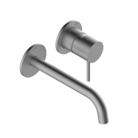 Bossini Teo Line Смеситель встраиваемый для раковины, излив 18,5 см, цвет: Brushed Nickel (без внутр части Z00801) Bossini Teo Line Смеситель встраиваемый для раковины, излив 18,5 см, цвет: Brushed Nickel (без внутр части Z00801)