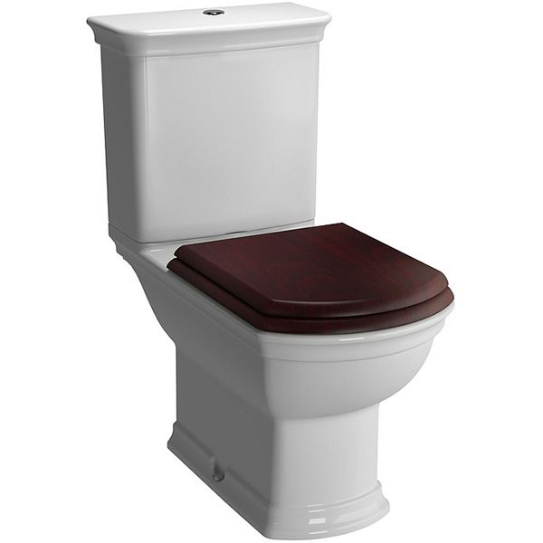 Комплект унитаза Serenada с деревянной крышкой, механизм Geberit