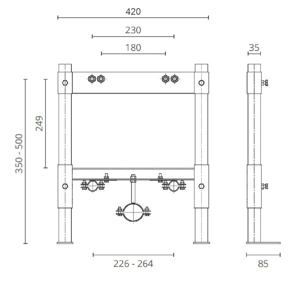 Инсталляция CTESI Solid bide для биде Инсталляция CTESI Solid bide для биде