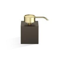 Decor Walther DW 476 Дозатор для мыла, настольный, цвет: темная бронза / золото матовое ЗАКАЗ ПО ЗАПРОСУ