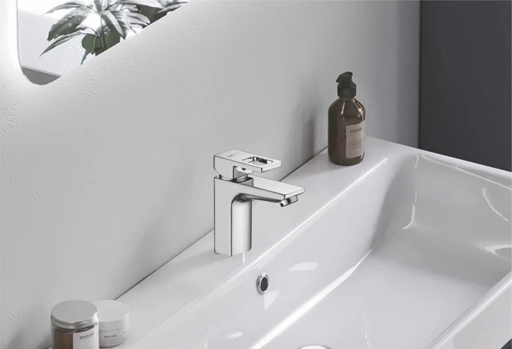 Смеситель для раковины Shevanik S8201, хром