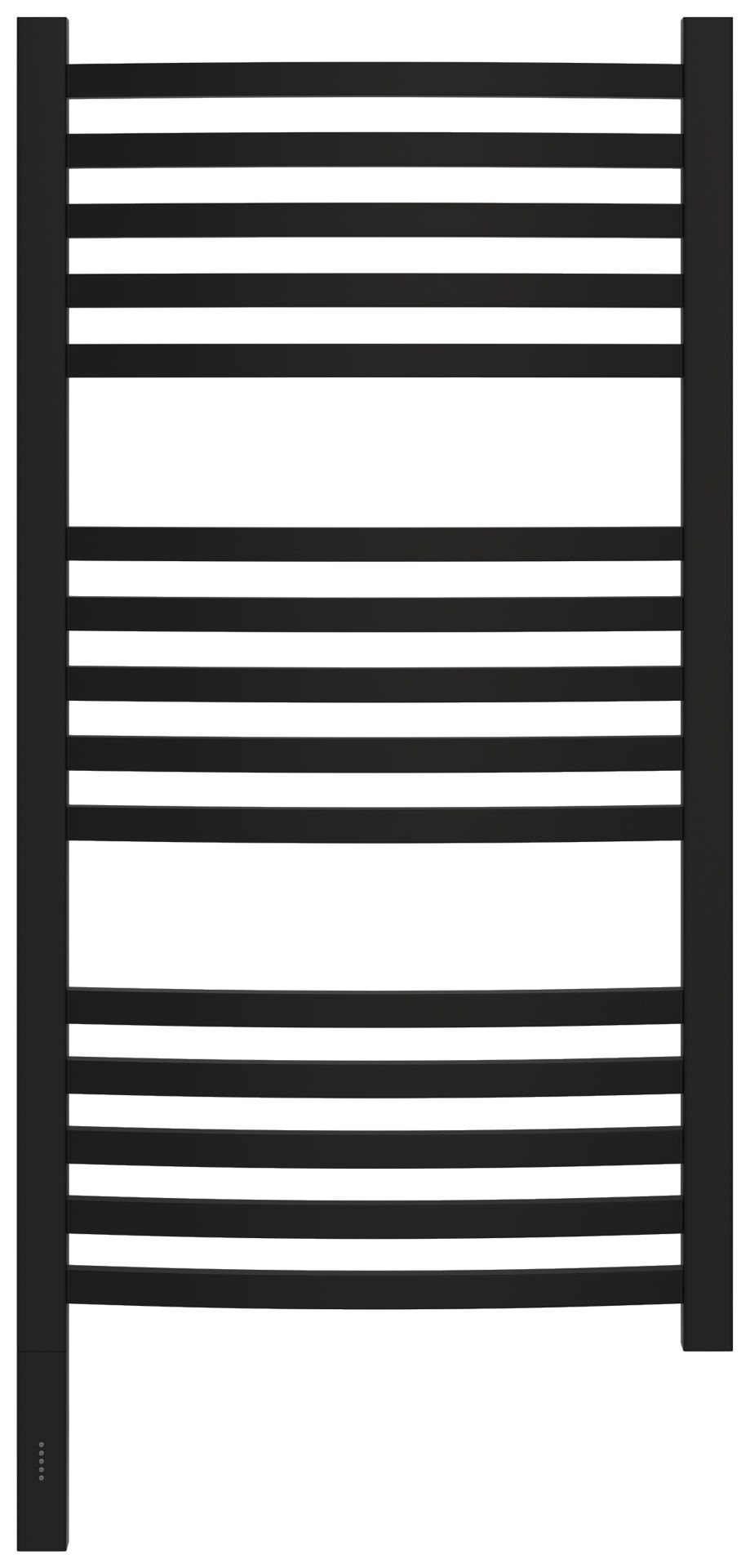 Полотенцесушитель электрический АРКУС 3.0 800х400 МЭМ левый (Матовый чёрный)