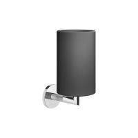 Gessi Anello Стакан настенный черный, цвет: хром