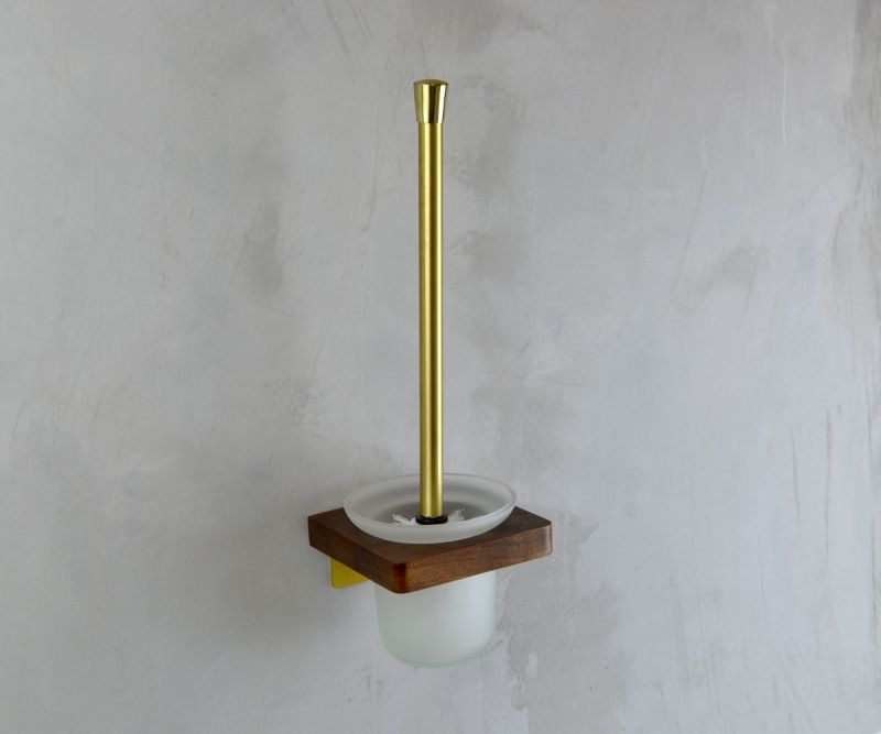 Ершик для унитаза Bronze de Luxe FOREST 10706G, матовое золото, артикул 10706G