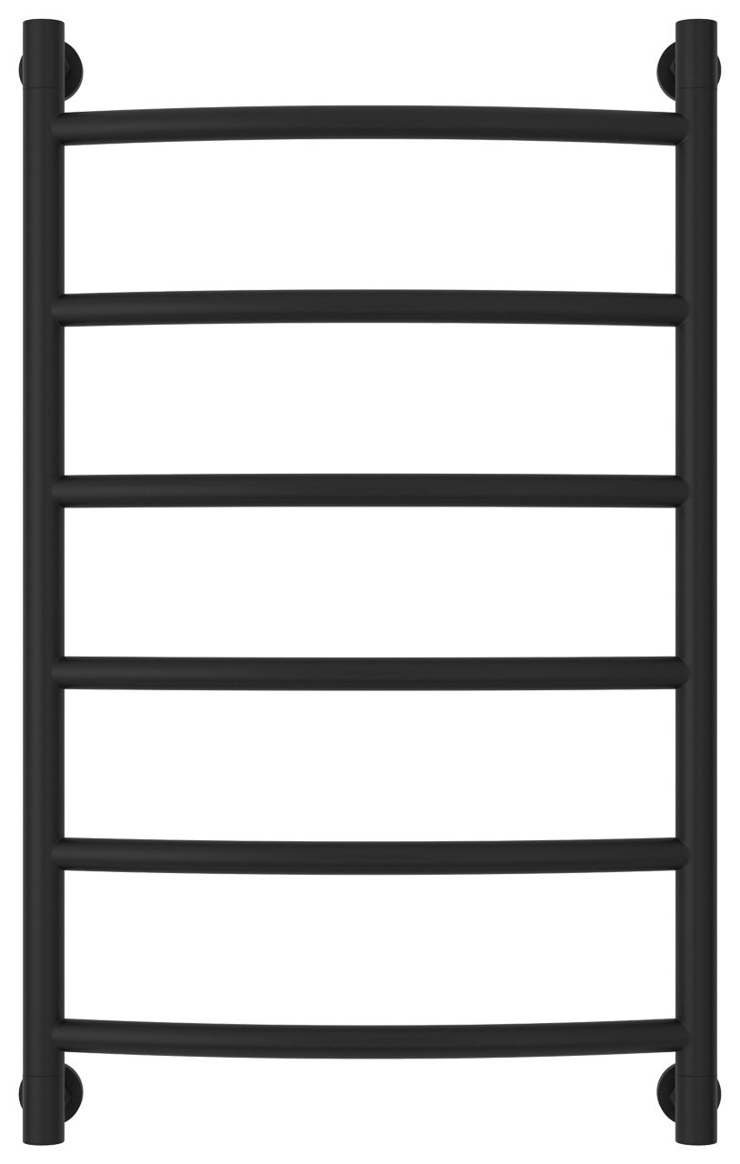 Полотенцесушитель водяной "ГАЛАНТ+" 800х500 (Матовый Чёрный)