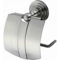 Держатель туалетной бумаги WasserKRAFT Ammer K-7025 с крышкой Хром матовый