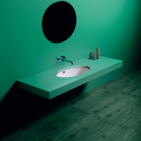 Simas Lft Spazio раковина встр. под столешницу 66х39см, цвет белый