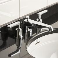 DEVON&DEVON TWENTIES Смеситель для раковины на 3 отверстия, в комплекте с донным клапаном, цвет хром