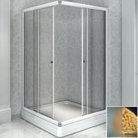 Душевой уголок Radomir 100x90 R 1-03-1-2-0-1211 с поддоном профиль Белый стекло матовое