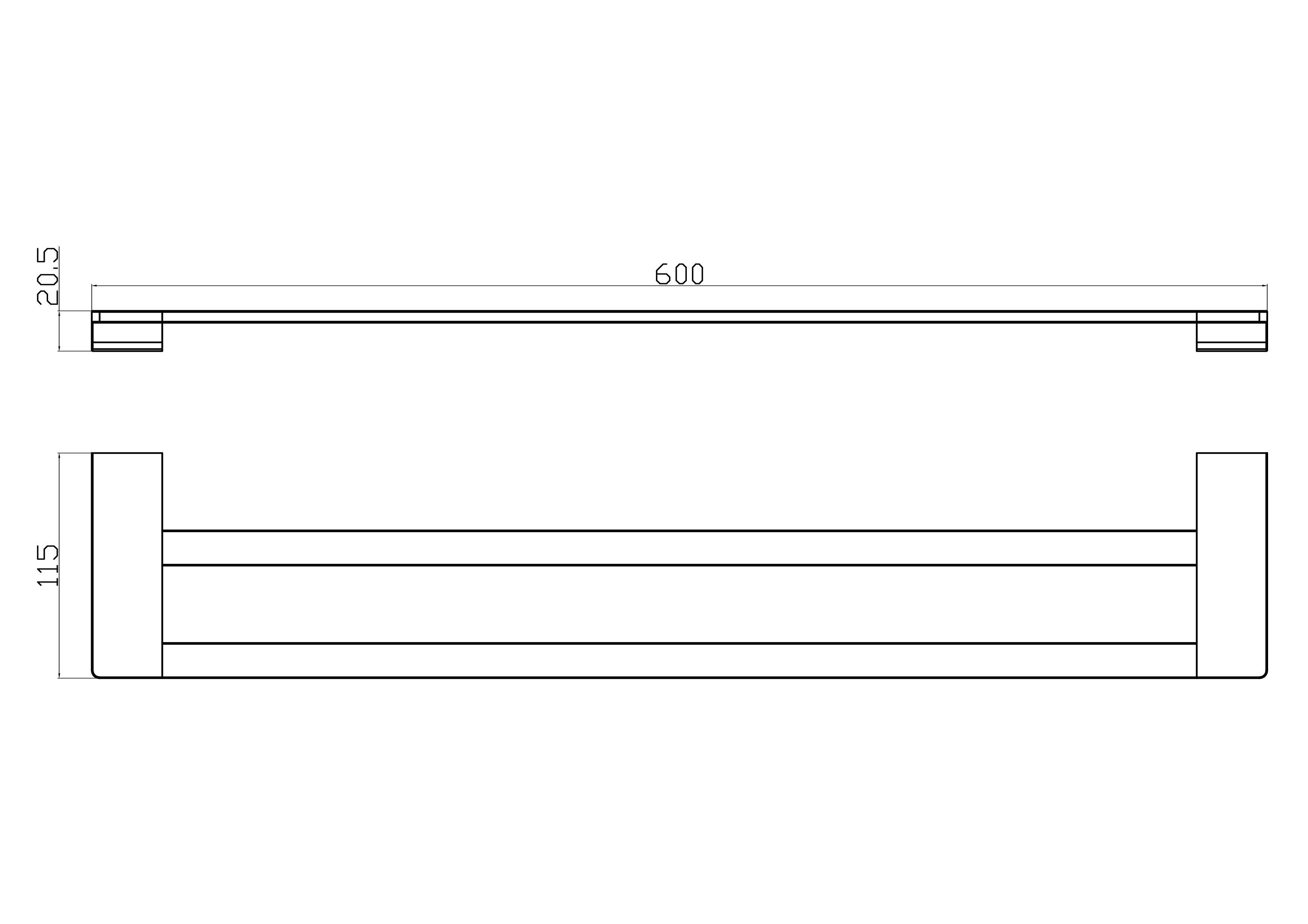 Полотенцедержатель двойной WONZON & WOGHAND ECLIPSE, Хром (WW-9111) Полотенцедержатель двойной WONZON & WOGHAND ECLIPSE, Хром (WW-9111)