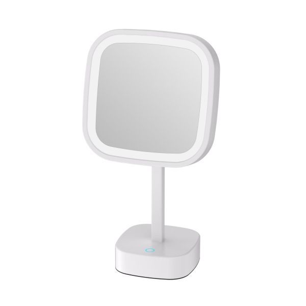 Зеркало косметическое с подсветкой JAVA S-M331W, белый