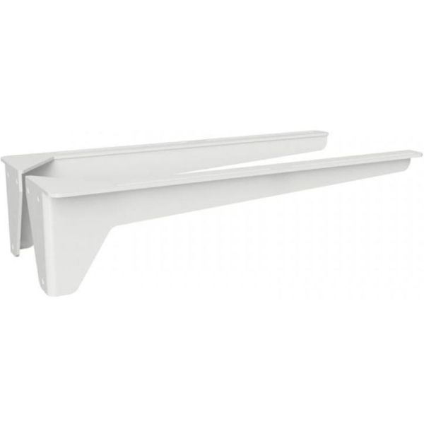 HOTEL Консоль для умывальника 400 мм, белая, максимальная нагрузка 50 кг, 2 шт.