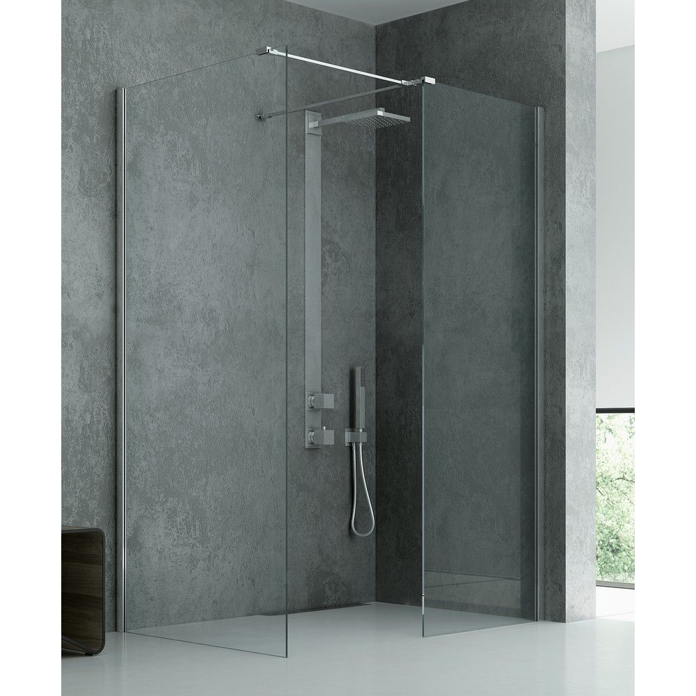 Душевое ограждение NEW TRENDY NEW MODUS 130x100x200 EXK-1280 (хром)