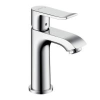 Смеситель для раковины, Hansgrohe, Metris, на 1 отверстие, однорычажный, для маленькой раковины, цвет хром Смеситель для раковины, Hansgrohe, Metris, на 1 отверстие, однорычажный, для маленькой раковины, цвет хром