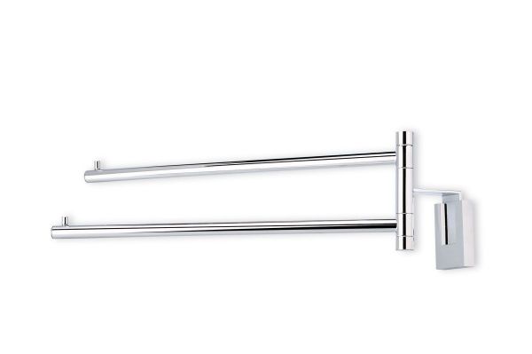 Stil Haus Quid, полотенцедержатель двойной поворотный, цвет хром