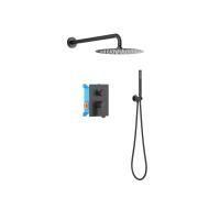 Set 3 в 1 душевой комплект AQUATEK, матовый черный AQ1272MB ОБЕРОН Set 3 в 1 душевой комплект AQUATEK, матовый черный AQ1272MB ОБЕРОН