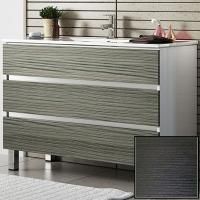 Тумба с раковиной SanVit Кубэ-3 100 kkube3100 с фактурой под дерево Венге Тумба с раковиной SanVit Кубэ-3 100 kkube3100 с фактурой под дерево Венге