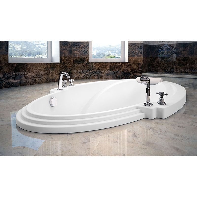 Акриловая ванна Radomir Fra Grande Ницца 190x110 встраиваемая без гидромассажа