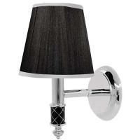 Бра BOHEME MURANO CHROME, черное