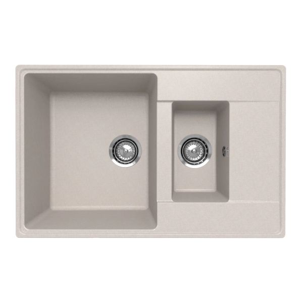 Кухонная мойка Ulgran Quartz Prima 780 1,5 K-10, песок