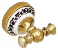 Крючок для полотенец Fixsen Bogema Gold FX-78505AG Золото Белый Крючок для полотенец Fixsen Bogema Gold FX-78505AG Золото Белый