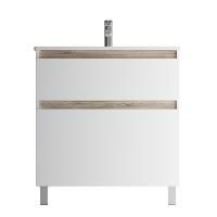 M85AFSX0802WG X-Joy, База под раковину, напольная, 80 см, 2 ящика, белый глянец M85AFSX0802WG X-Joy, База под раковину, напольная, 80 см, 2 ящика, белый глянец