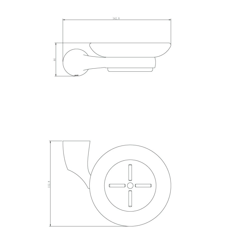 Мыльница Rush Devon DE75411 Хром, артикул DE75411
