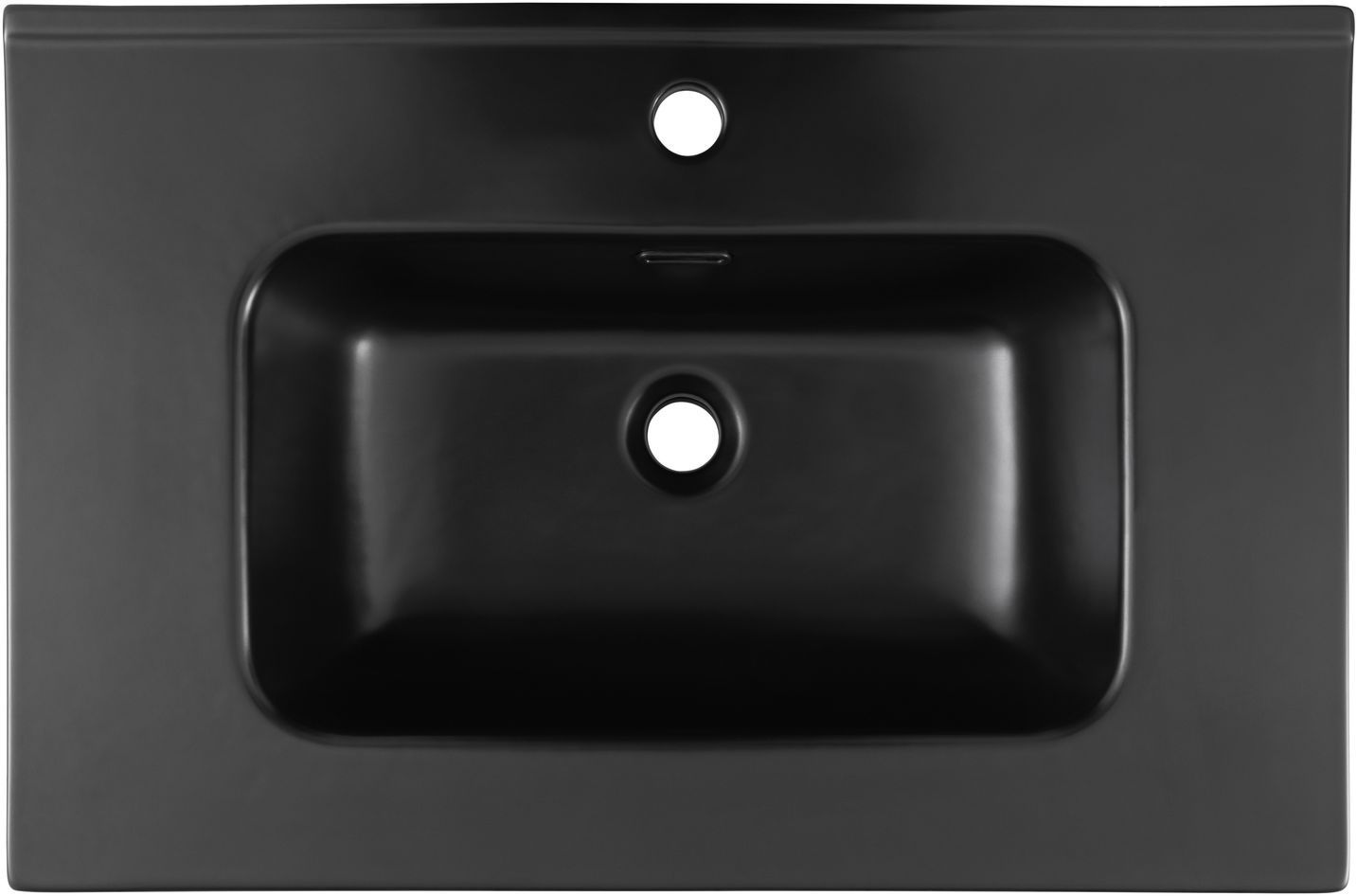 Раковина Aquanet Flat 70 черная матовая Раковина Aquanet Flat 70 черная матовая