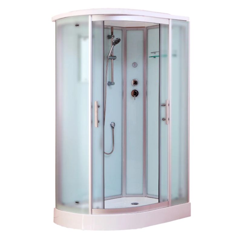 Душевая кабина Timo Standart Silver Fabric T-6602SRF, 120x85x220