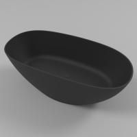 Ванна WHITECROSS Onyx A 160x75 (черный мат) иск. камень