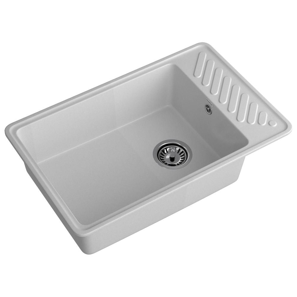 Кухонная мойка GranFest QUARZ 51, серый, артикул 51 серый