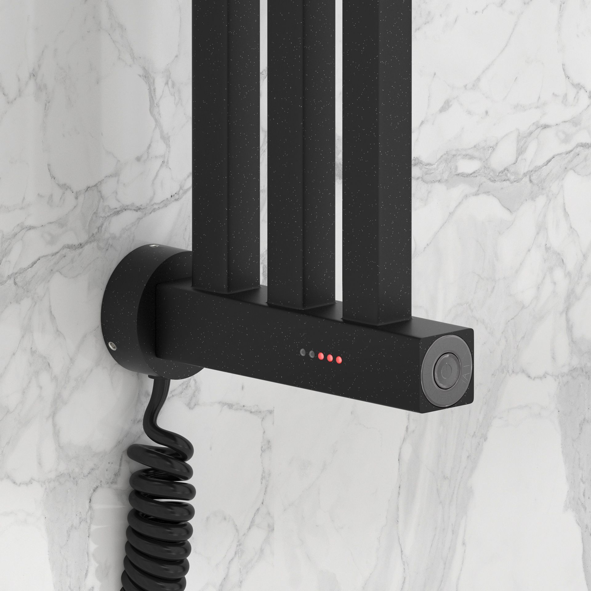 Полотенцесушитель электрический "ХОРДА 4.0" 1200х166 (Тёмный титан муар)