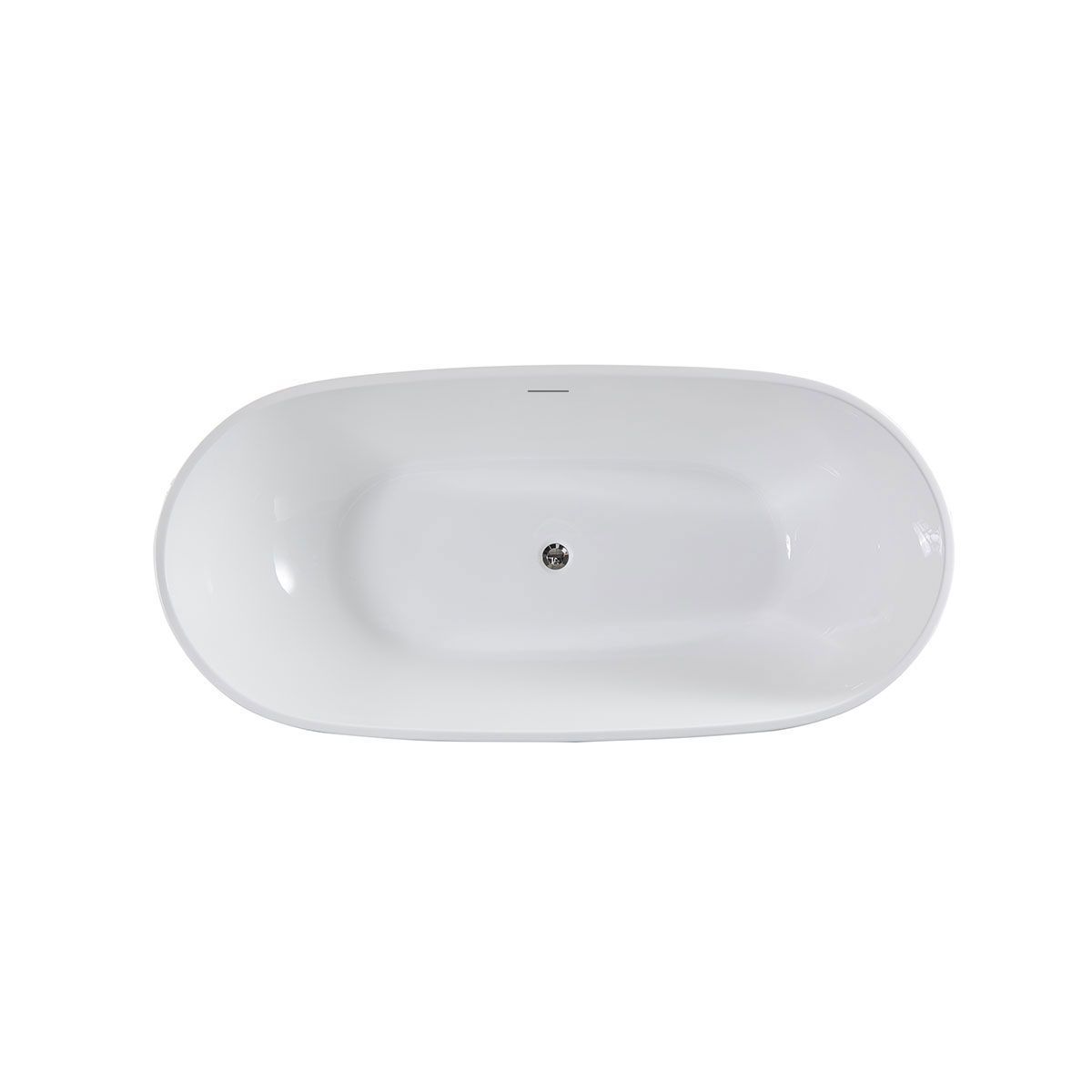 Ванны Vincea Ванна акриловая Vincea VBT-408-1800, 1800*815*580, цвет белый, щелевой перелив,